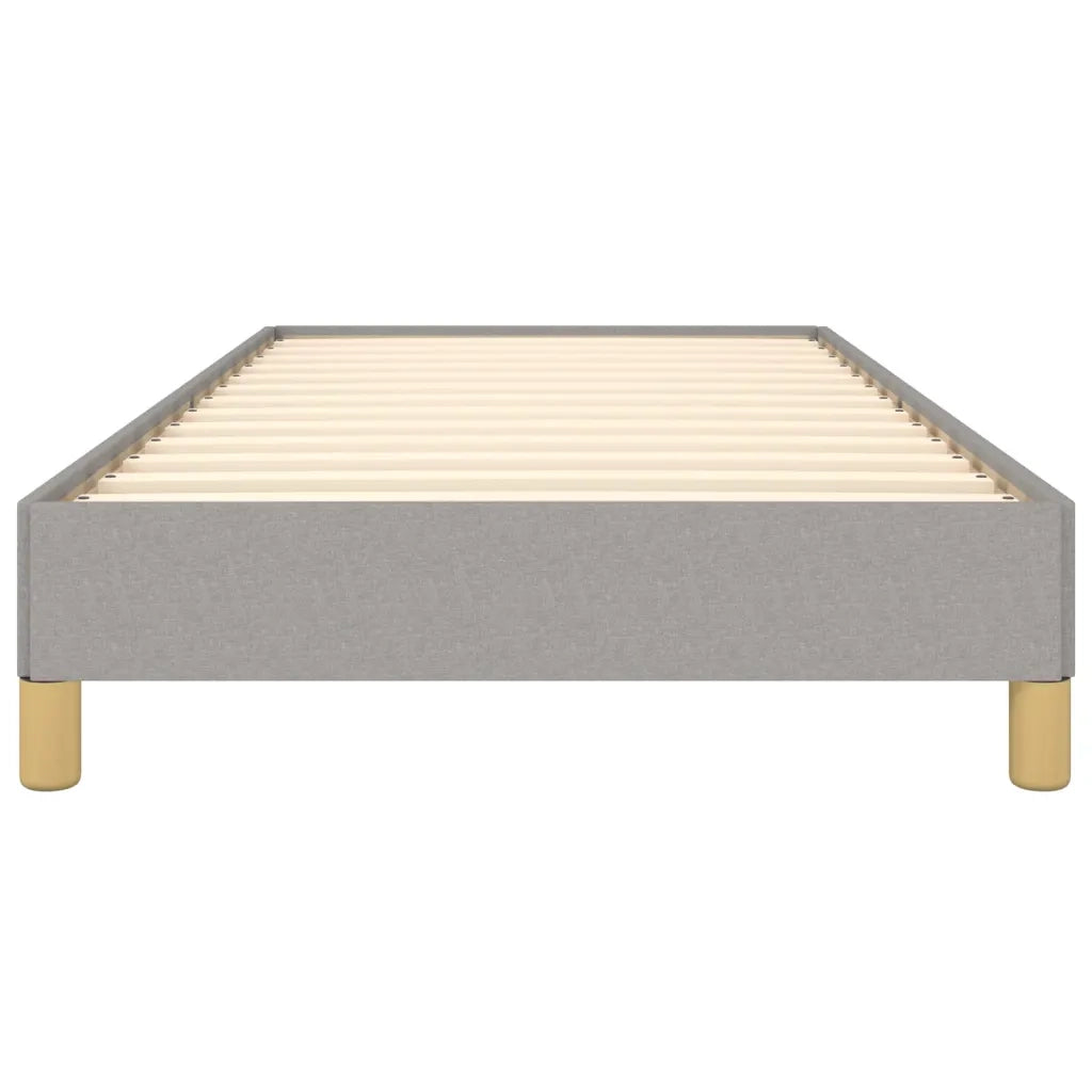 Giroletto senza Materasso-Struttura Letto Grigio Chiaro 100x200 cm Tessuto 923062