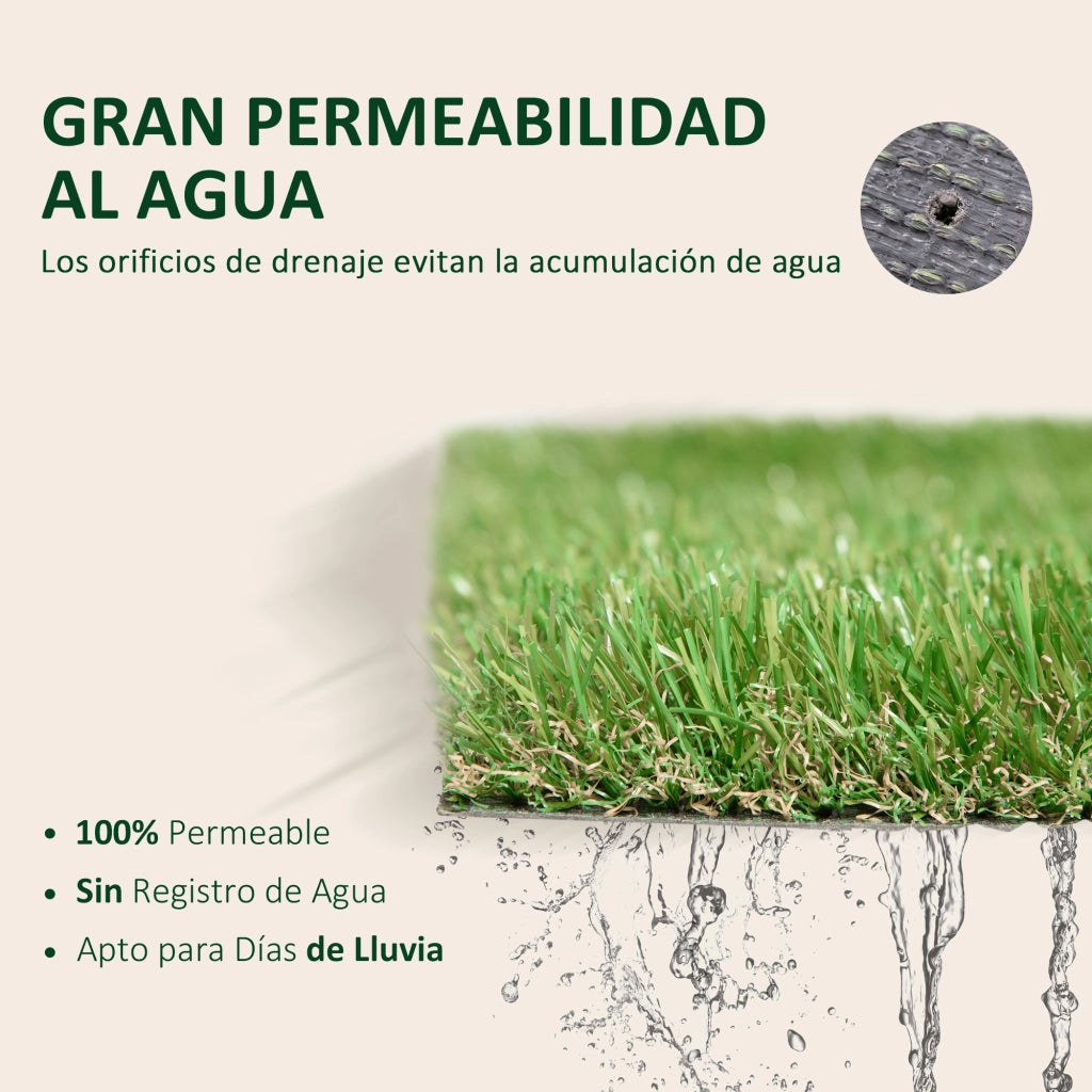 Tappeto Erba Sintetica 3x1 m ¨C Minimal ¨C Verde 25mm