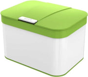 Contenitore di Rifiuti Cubi per Cucina 4,3 litri - Plastica Bianca