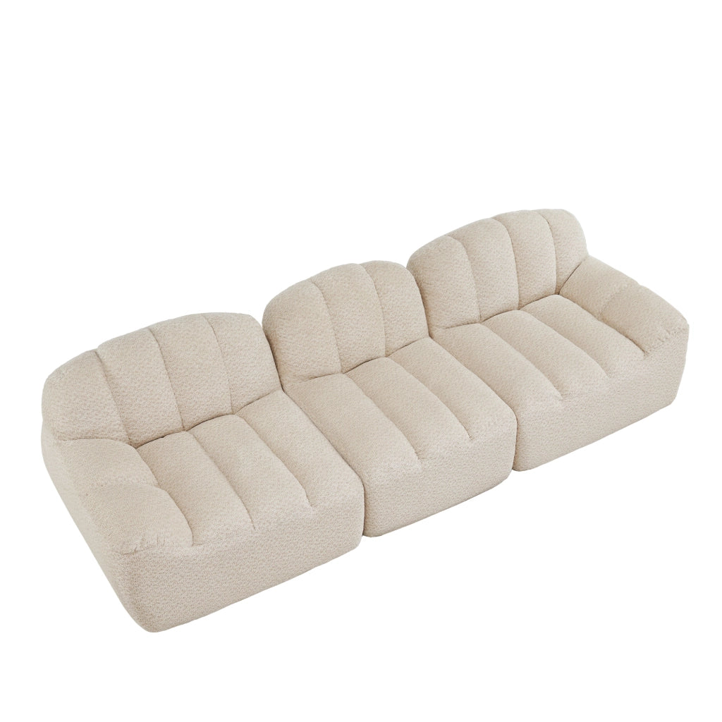 Divano modulare 3 posti - Zephmum- Design senza ossa schiuma ad alta densit¨¤ 32D