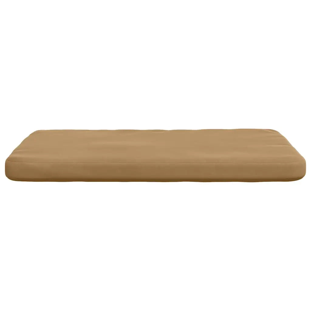 Cuscini per Seduta 4 pcs Marrone 40 x 40 x 3 cm Velluto 42015214