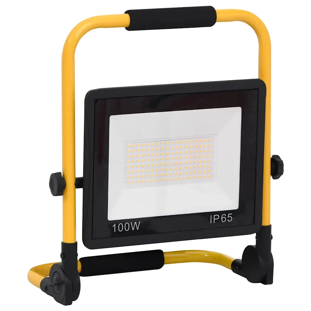 Faretto a LED con Maniglia 100 W Bianco Caldo 149637