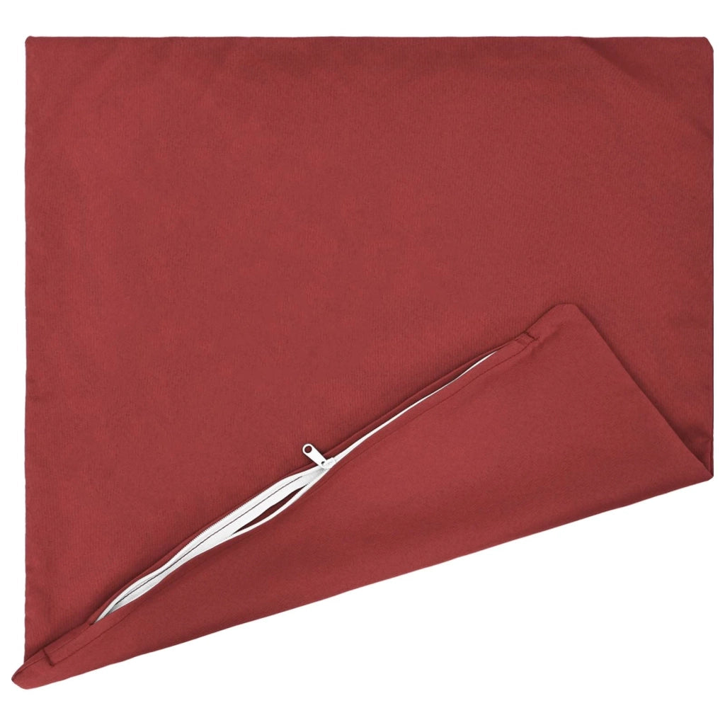 Federa 2 pcs HEERLEN Rosso Vino 60 x 60 cm Poliestere 912711