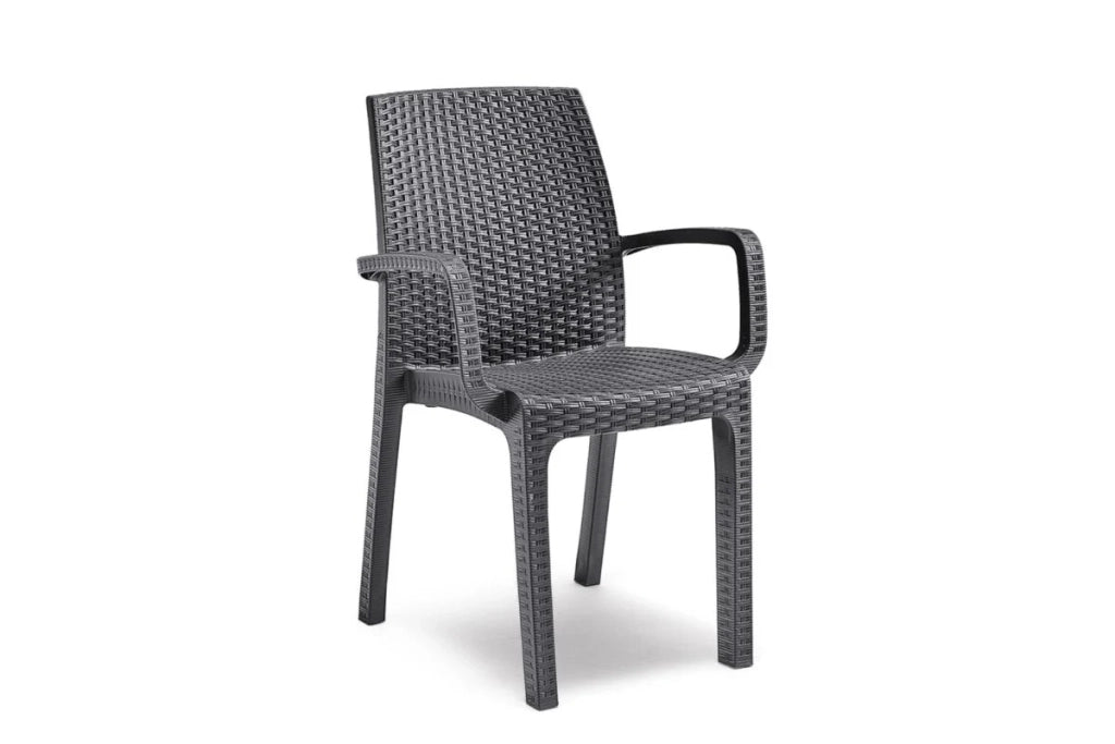 sedia in polipropilene veronica armchair grafite