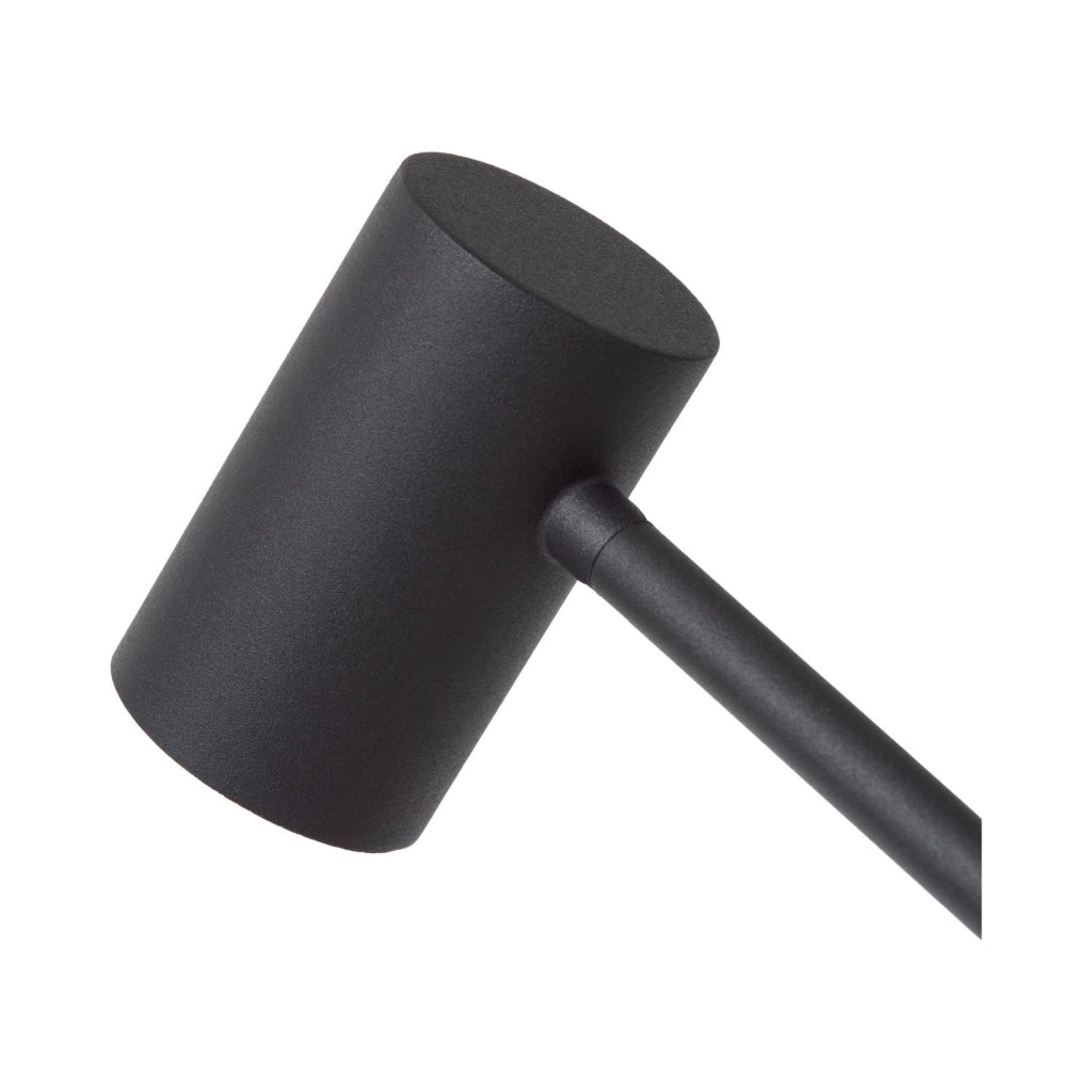 Lampada da terra LED touch nera Lucide TIPIK