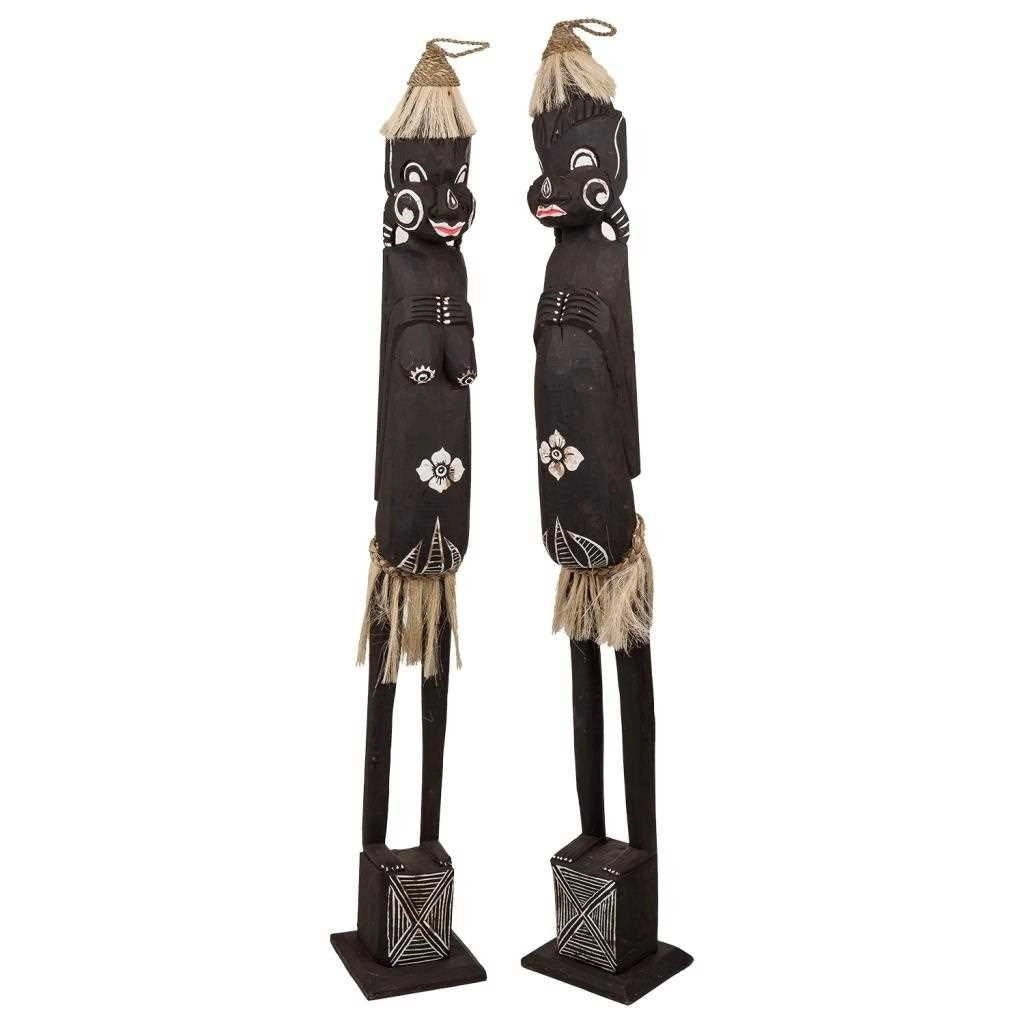 Set di 2 primitive in legno