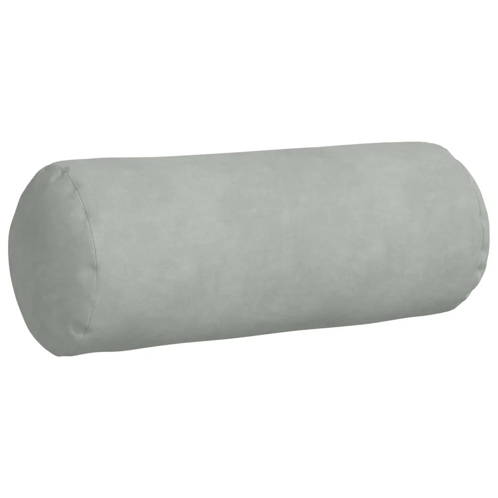 Cuscini a rullo 2 pz | Cuscini per sedie Grigio chiaro ? 15 x 40 cm