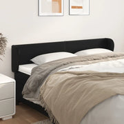 Testiera ad Orecchio-Testata con Orecchie Nera 203x23x78/88 cm in Similpelle 809367