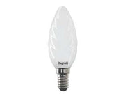 LAMPADA LED TORTIGLIONE TUTTOVETRO E14- - 4w - 4000°K naturale - 470 lm - mm.35x97h - 4 pezzi BEGHELLI