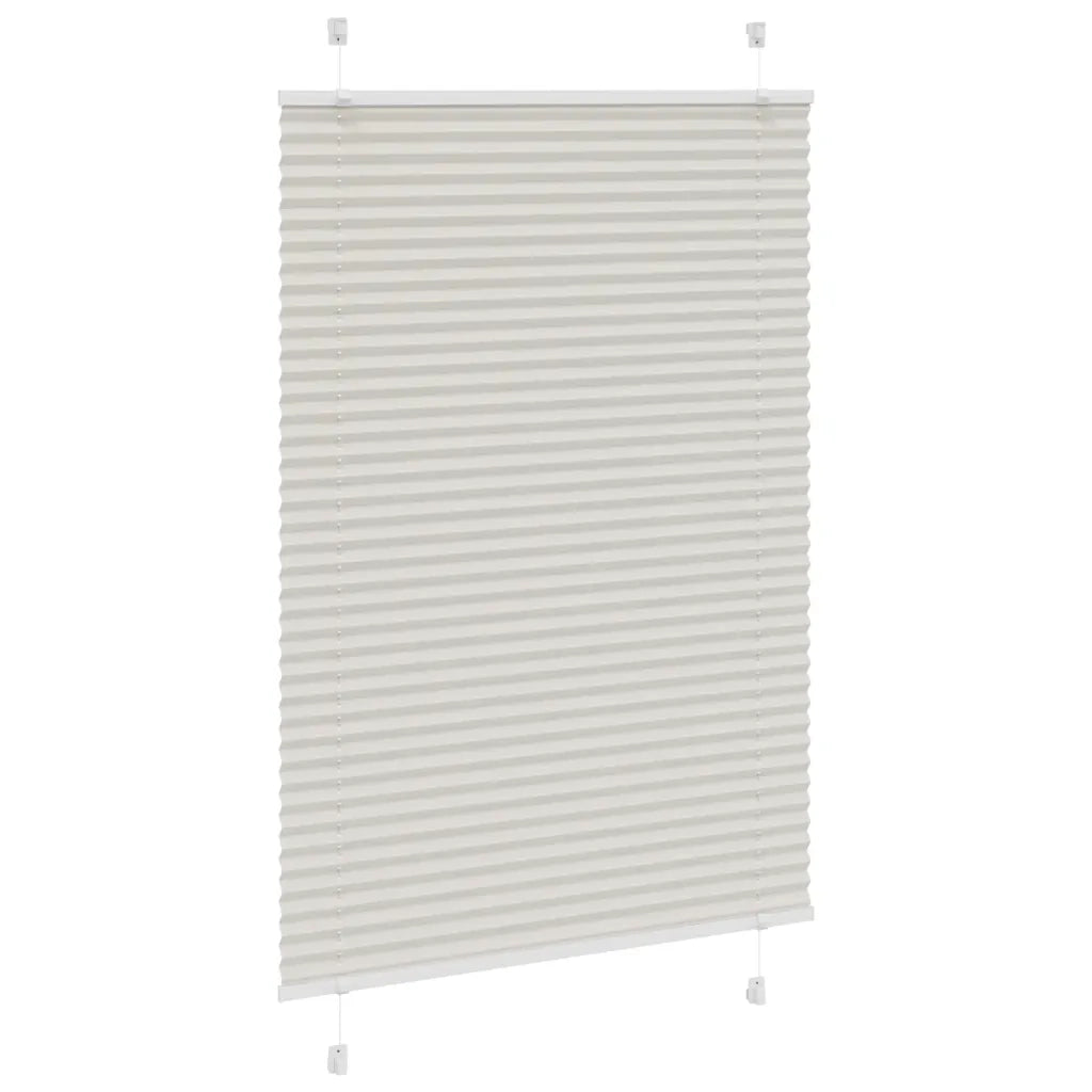 Tenda Plissettata Grigio Chiaro 85x150 cm Larghezza Tessuto 4015344