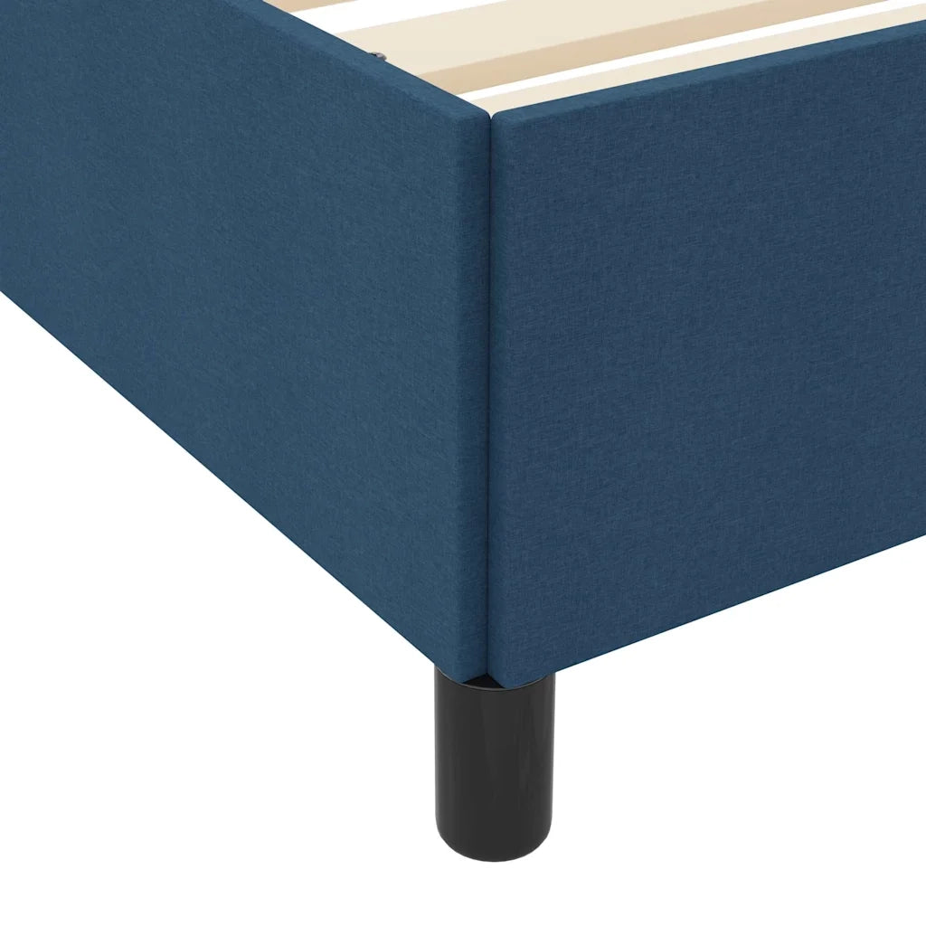 Letto a molle Blu 160 x 200 cm Tessuto 3398877