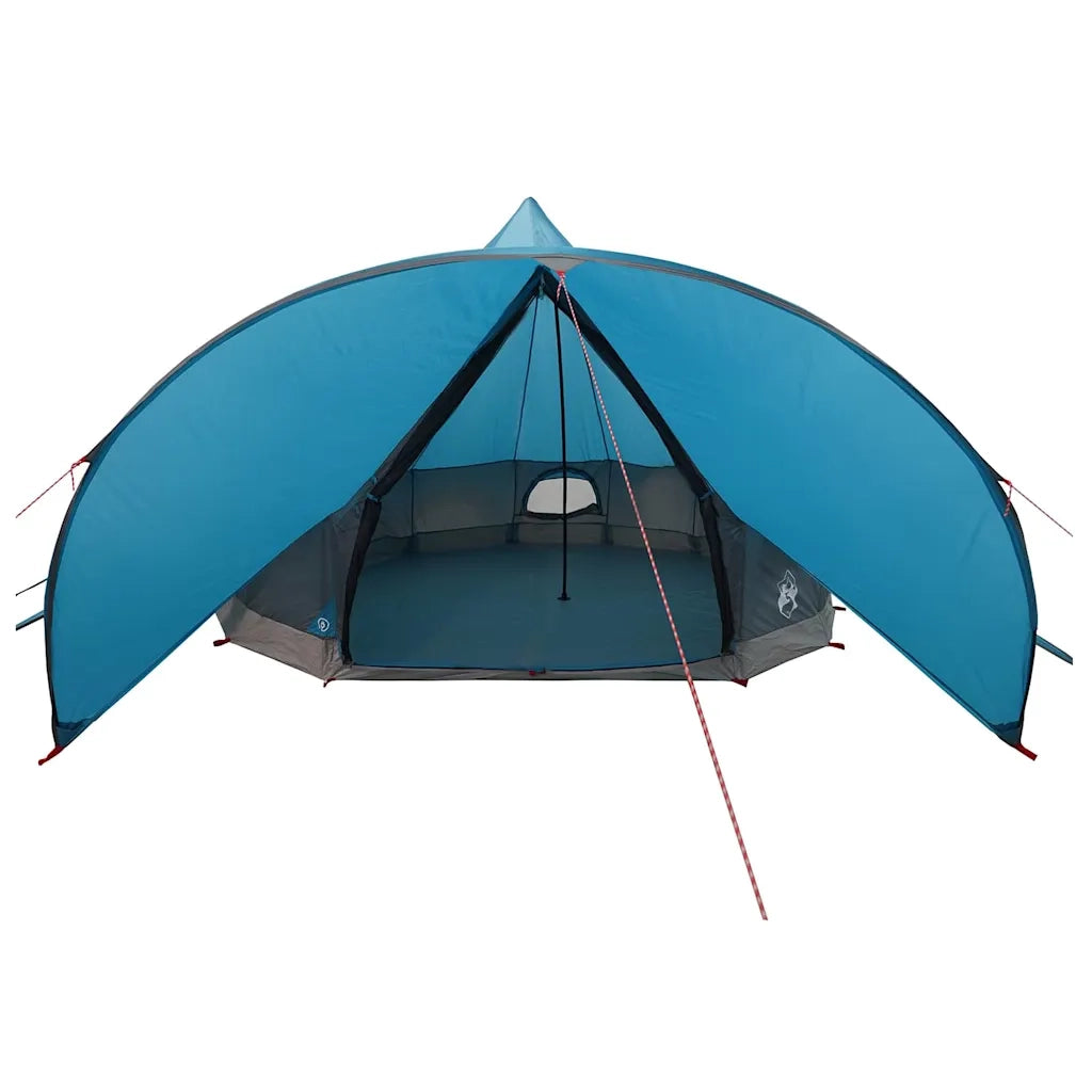 Tenda Teepee per 7 Persone Blu e Grigio 600 x 600 x 347 cm 42004015