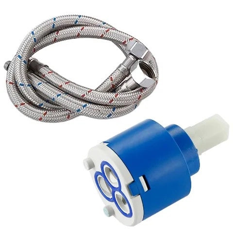 Rubinetto Da Bidet Rea Bloom White Gold