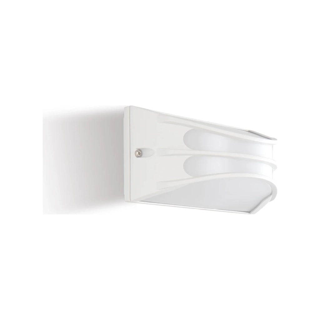 Applique Per Esterni Ed Interni In Alluminio Bianco Led 10W 700 Lm 3000K Bra