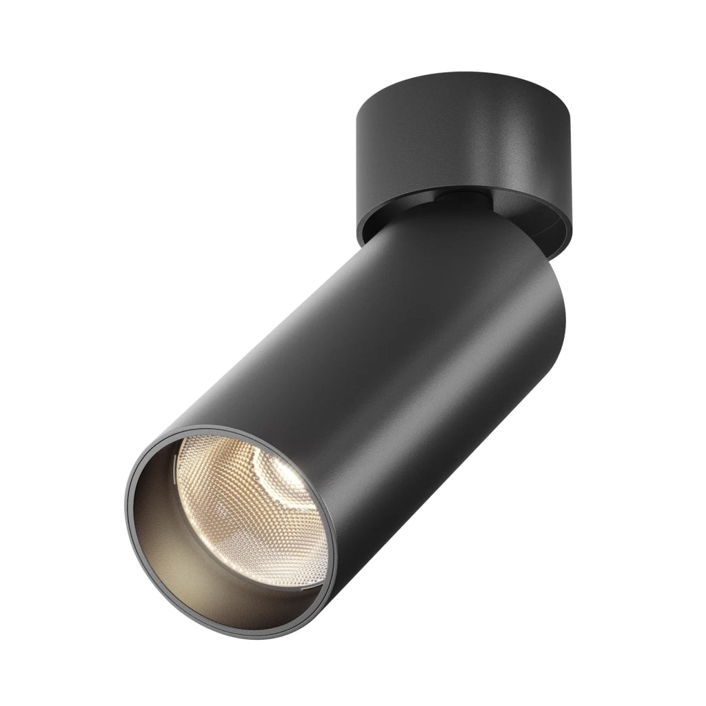 Maytoni Lampada da soffitto moderna FOCUS LED 1 luce LED integrato nero metallo