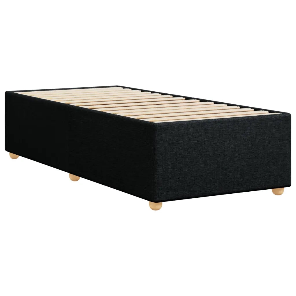 Giroletto senza Materasso Nero 90x200 cm in Tessuto 3284703