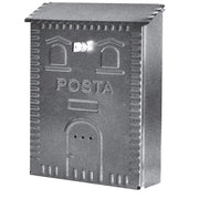 Trade Shop - Cassetta Posta Postale In Ferro Battuto Esterno Buca Lettere 25x38x8cm -