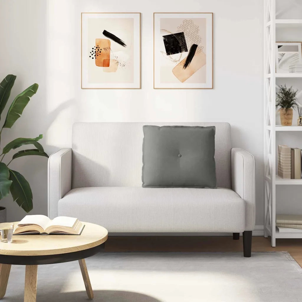 Cuscino per Schiena | Cuscino dorsale Grigio scuro 60 x 50 cm