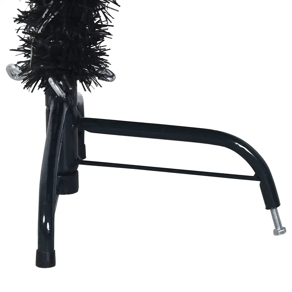 Albero di Natale | Decorazioni natalizie Artificiale a Met¨¤ con Base Nero 150 cm PVC