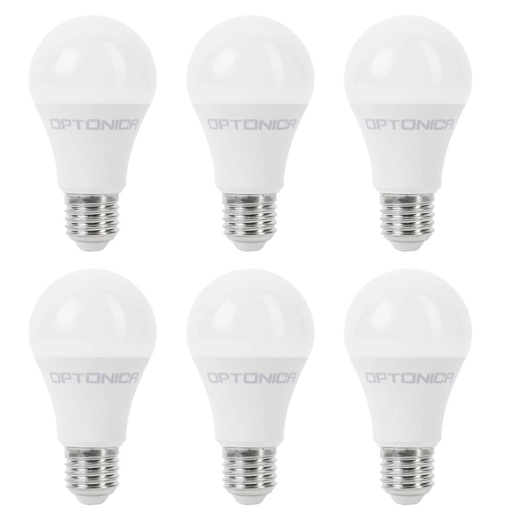 Lampadina led goccia 6 pezzi e27 10.5 watt 2700k risparmio energetico