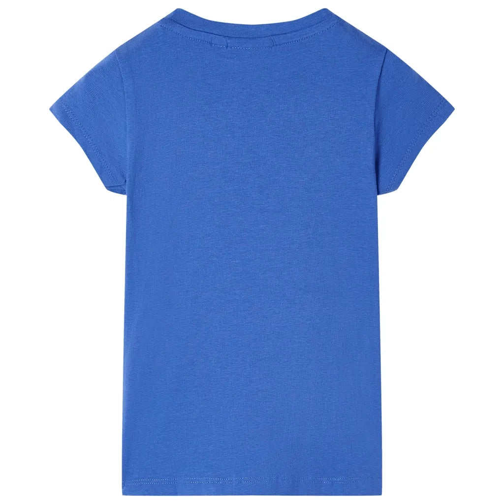 Maglietta da Bambina Blu Cobalto 104
