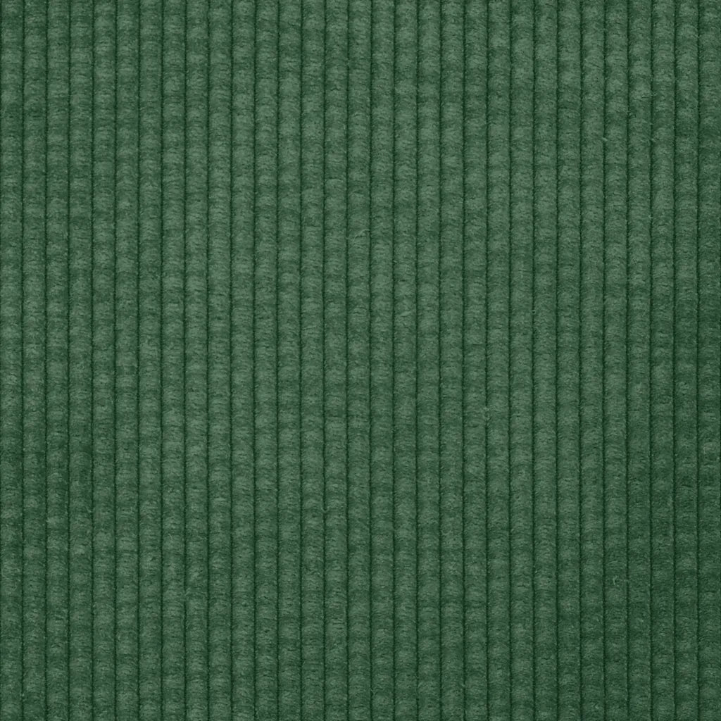 Divano Divanetto Verde Scuro 180x77x82cm Tessuto di Velluto a Coste 4105204