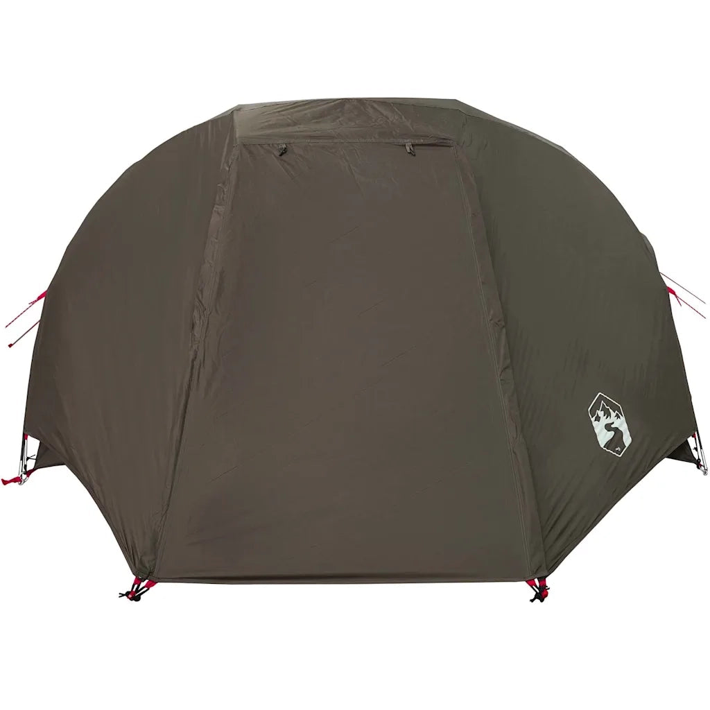 Tenda da Pesca per 5 Persone Marrone Impermeabile
