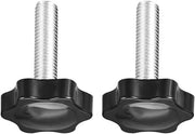 Maniglia a gomito M10 x 45 mm - Manubrio Nero - Plastica/Ferro di carbonio - Trapano/Macchinari meccanici - Impugnatura comoda - Installazione semplice
