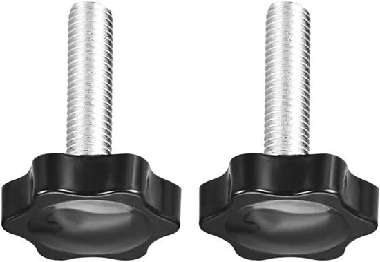 Maniglia a gomito M10 x 45 mm - Manubrio Nero - Plastica/Ferro di carbonio - Trapano/Macchinari meccanici - Impugnatura comoda - Installazione semplice