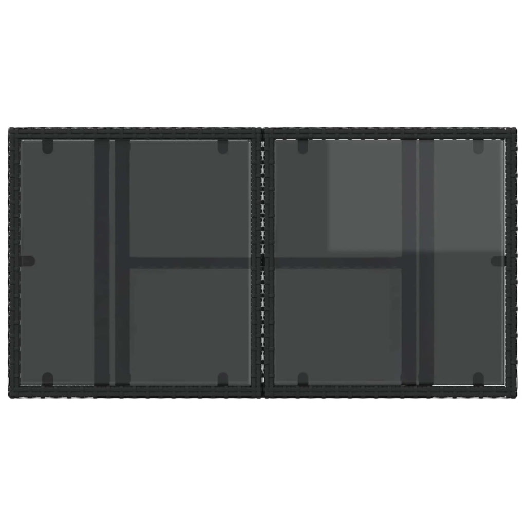 Set da pranzo per esterni 5 pcs polyrattan 3422405