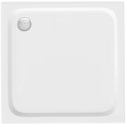 Piatto Doccia Acrilico Rea Belmond White 90x90 Copertura cromo