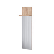 Vicco Appendiabiti da parete Quercia dorata 36 x 135 cm con specchio