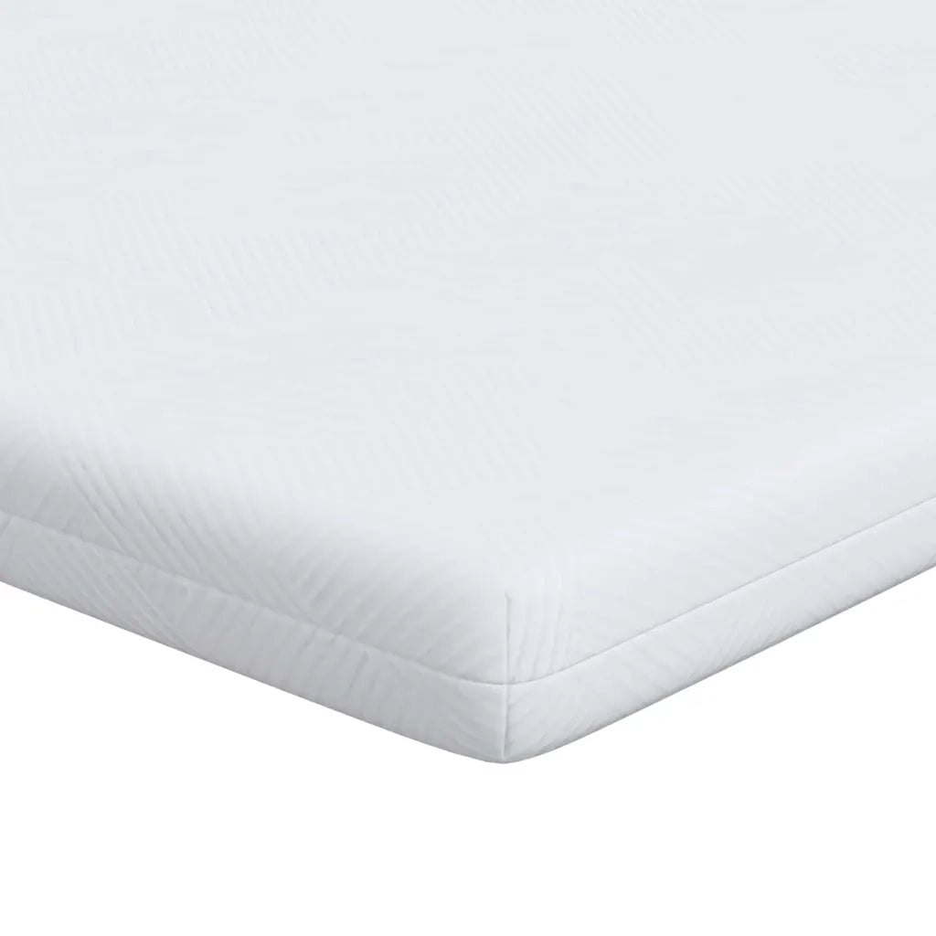 Topper per materasso Bianco 90 x 190 cm Tessuto Jacquard 4106277