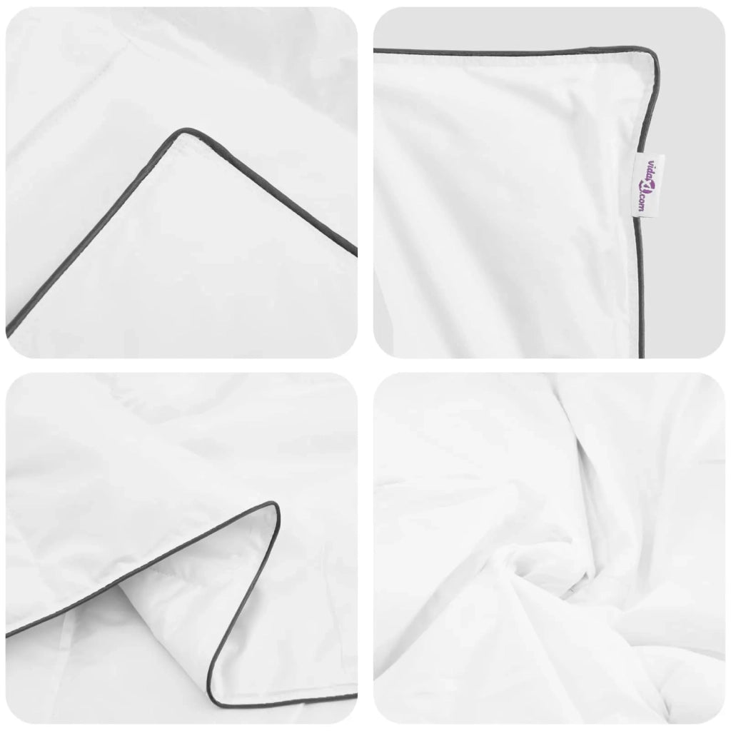 Duvet Invernale con cuscino 3 pcs Bianco Piuma d'anatra 3376877