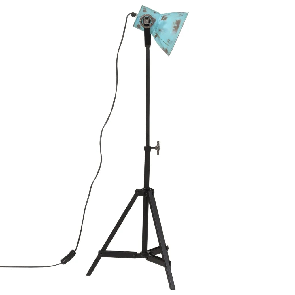 Lampada da Terra 25 W Blu Anticato 35x35x65/95 cm E27 371874