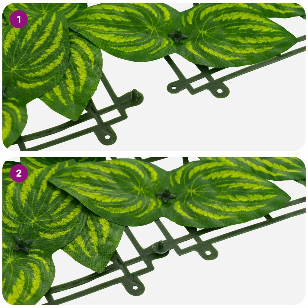 Paravento da Balcone | Schermo per balcone con foglie Verde e Giallo 400 x 150 cm
