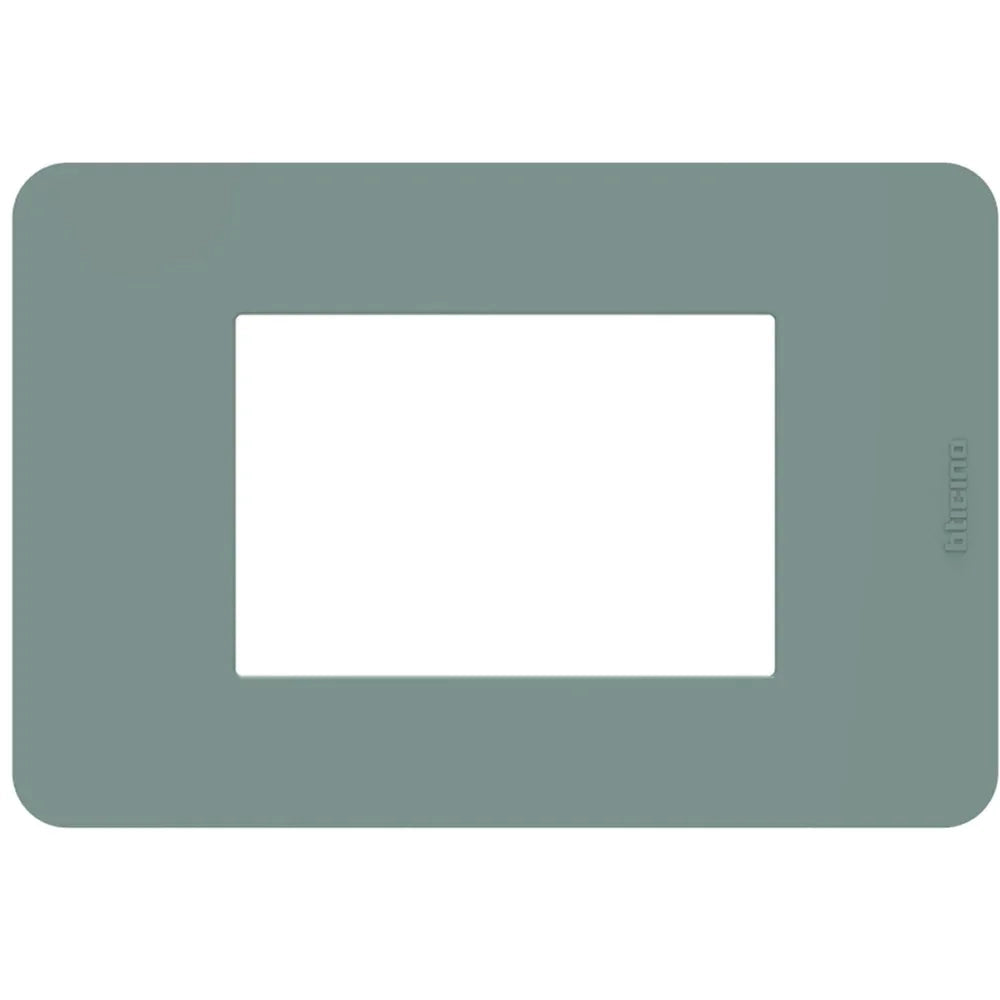 Placca Bticino MatixGO Tones 3 moduli Agave JA4803TA
