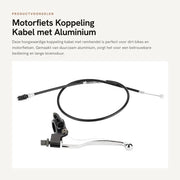 Koppeling Kabel in Alluminio con Manubrio a Leva per Motocross