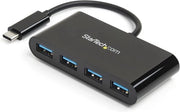 Hub USB 3.0 a 4 porte - Compacto - Hub USB-A - Hub USB Type C