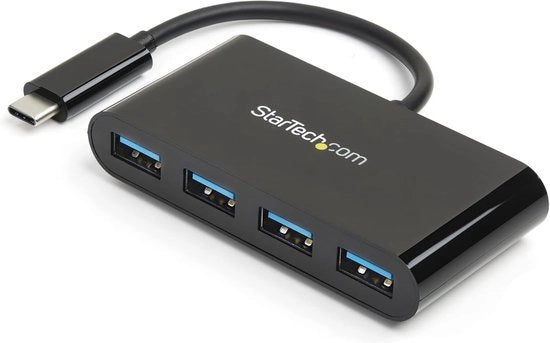 Hub USB 3.0 a 4 porte - Compacto - Hub USB-A - Hub USB Type C