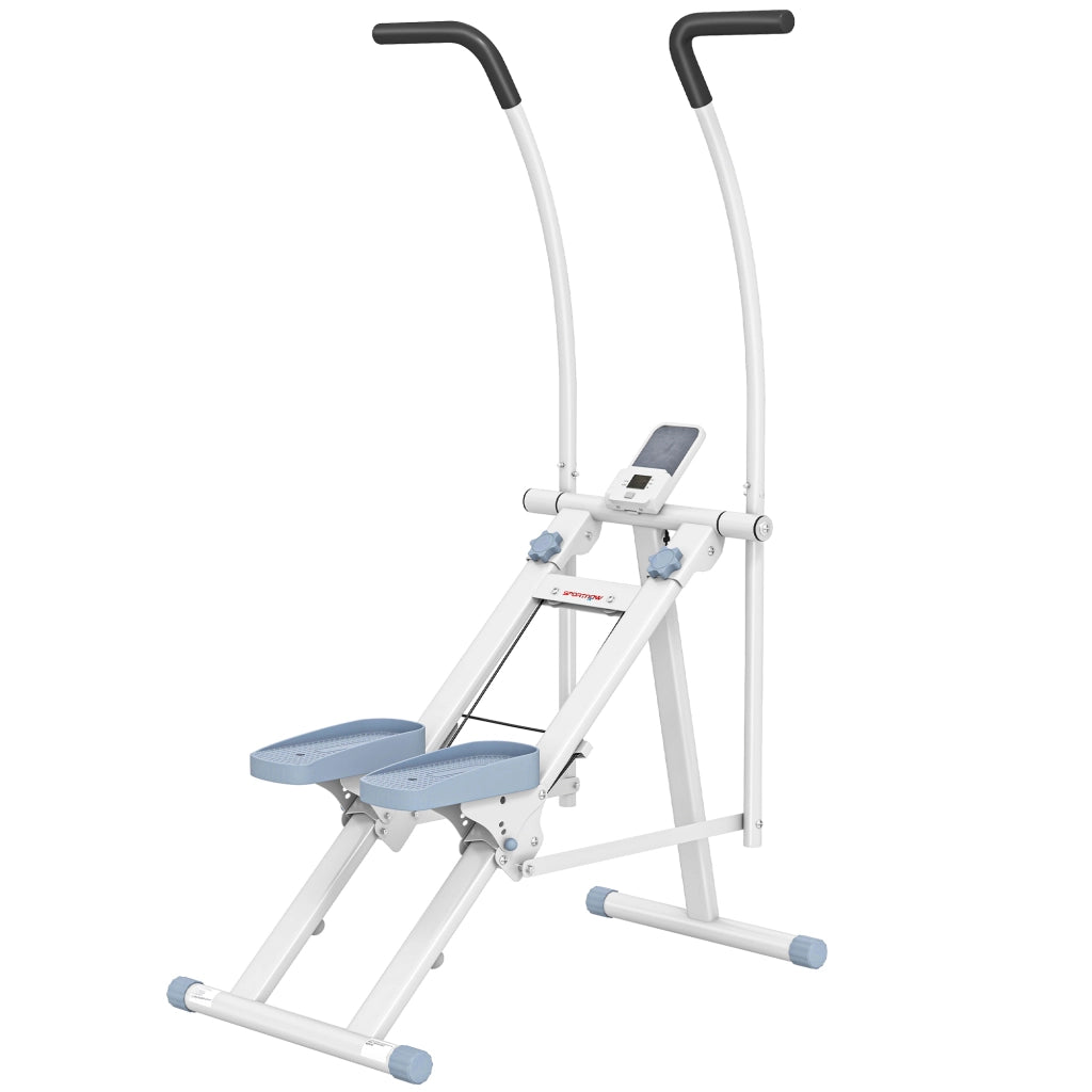 Stepper Fitness Pieghevole ¨C Xylo ¨C LCD Display 85x80x142cm Bianco