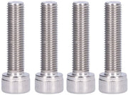 Viti a 5 viti Zeskante - Acciaio Inox - M10 x 50 mm - Filo Fine - Materiale di Montaggio - Adatto per Opere Edili - Viti a Inbus