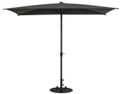 Ombrellone da Giardino 2x3 m Palo Ø38 mm Lyon Grigio Scuro