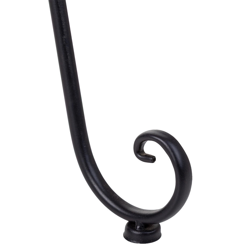 Portavaso nero, 42x37x61h cm
