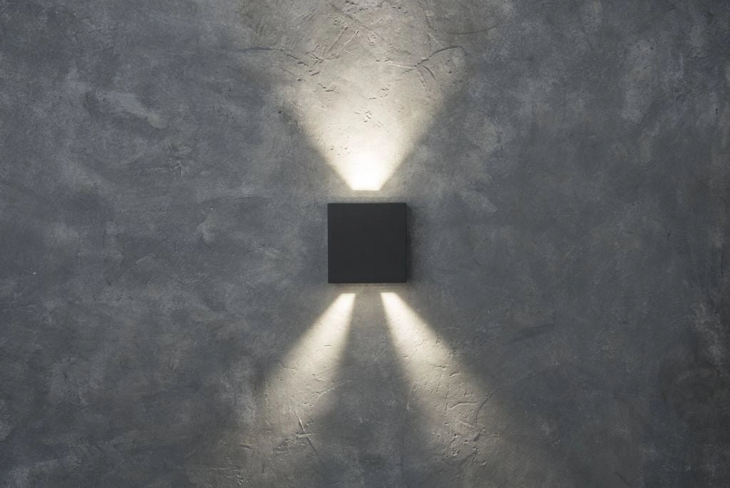 Applique esterna antracite orientabile LED 10W Gemini Lutec