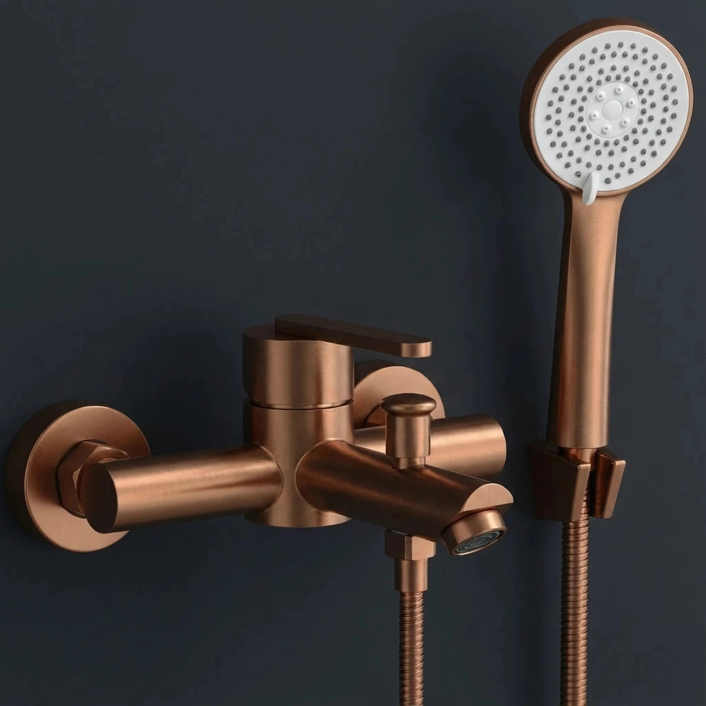 Rubinetto Da Vasca Rea Ontario Brush Copper