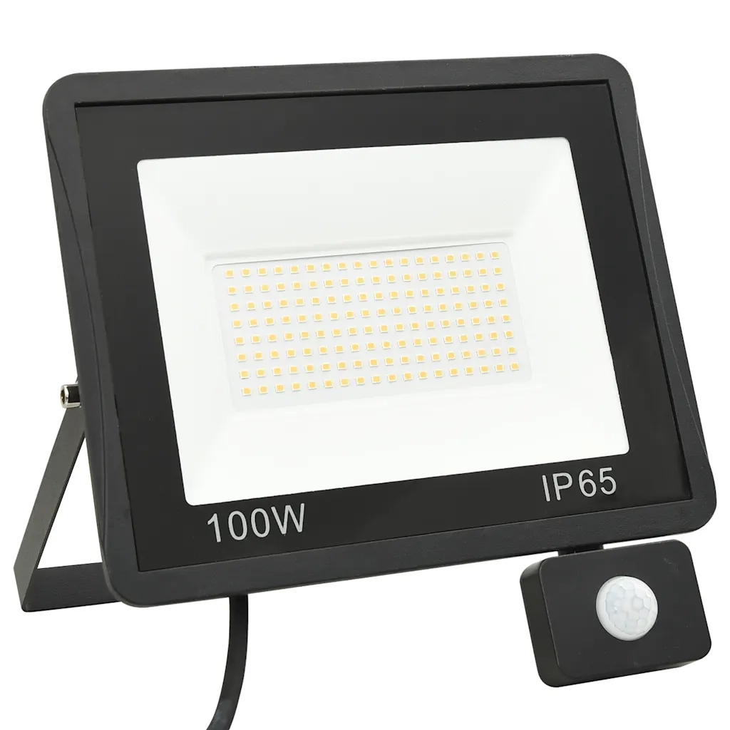 Faretto a LED con Sensore 100 W Bianco Freddo 149632