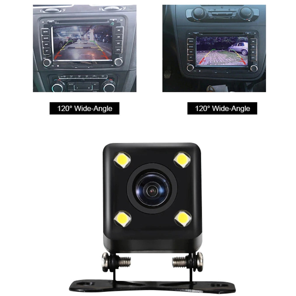 Trade Shop - Telecamera Per Retromarcia Per Auto Q-dc2 Visione Notturna A 170° Impermeabile -