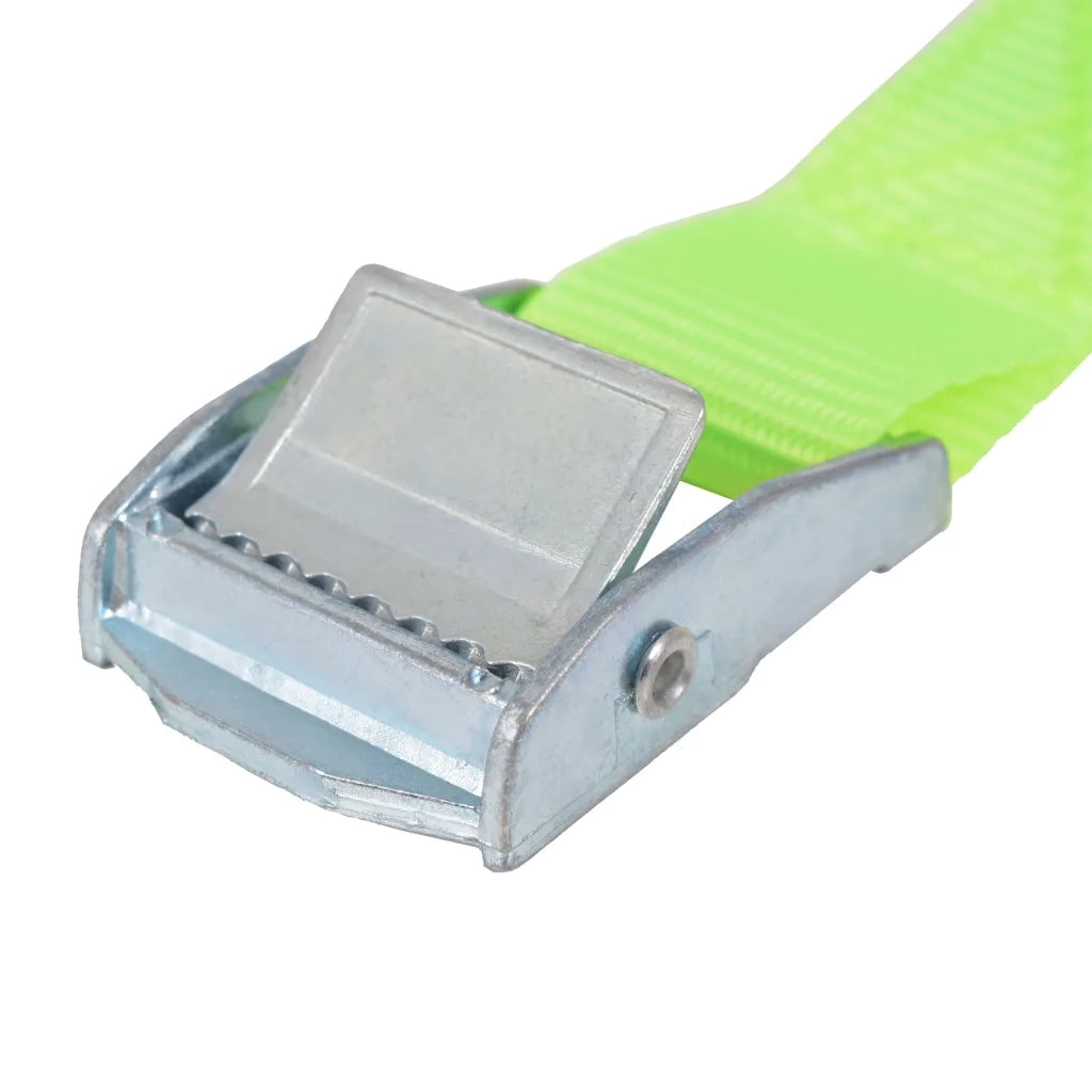 Cinghie 10 pz 0,25 Tonnellate 5mx25 mm Verde Fluo 142664