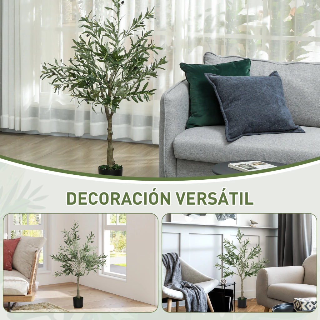 Albero di Olivo Artificiale ¨C Minimal ¨C Verde 120 cm